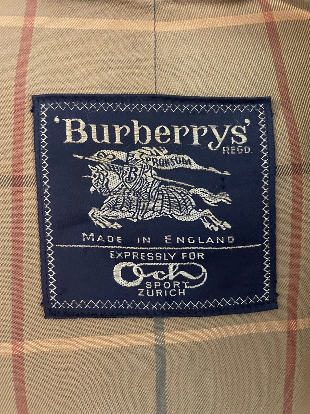 VINTAGE Burberry CAMEL Trench